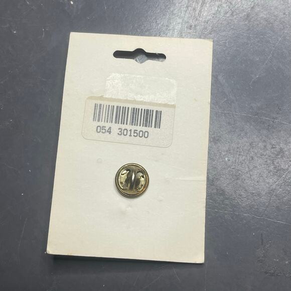 Vintage Alabaster Blue Bird of Happiness Crystal Gold Tone Lapel Pin USA - Picture 12 of 13